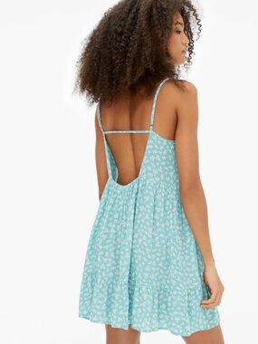 Aeropostale Daisy Floral Scoop-Back Sun Dress XL Babydoll Cottagecore Tiered